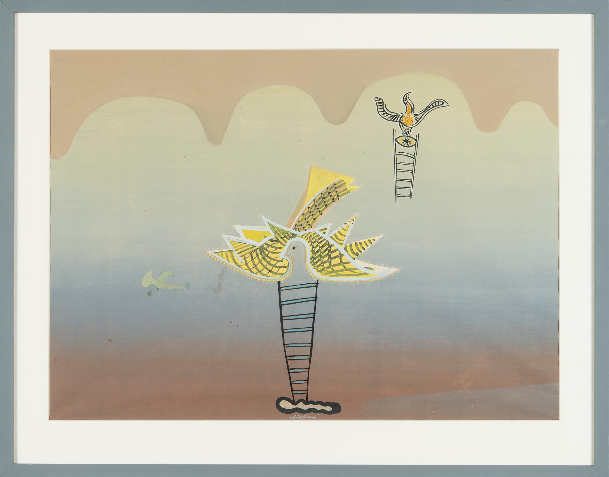 Antti Vuori, Surrealistic landscape.