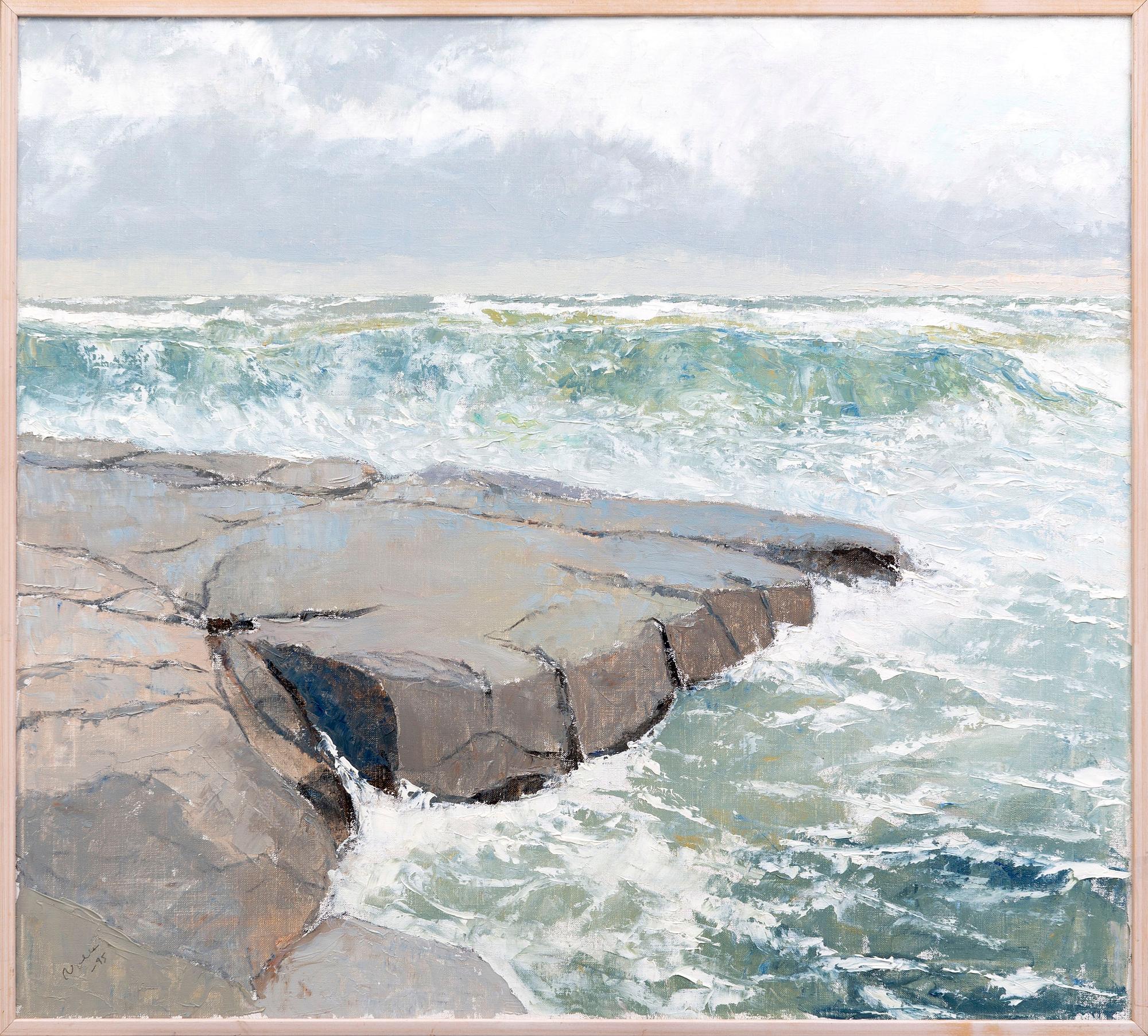 Arnold "Nolle" Svensson, oil on canvas, signed, dated -95.