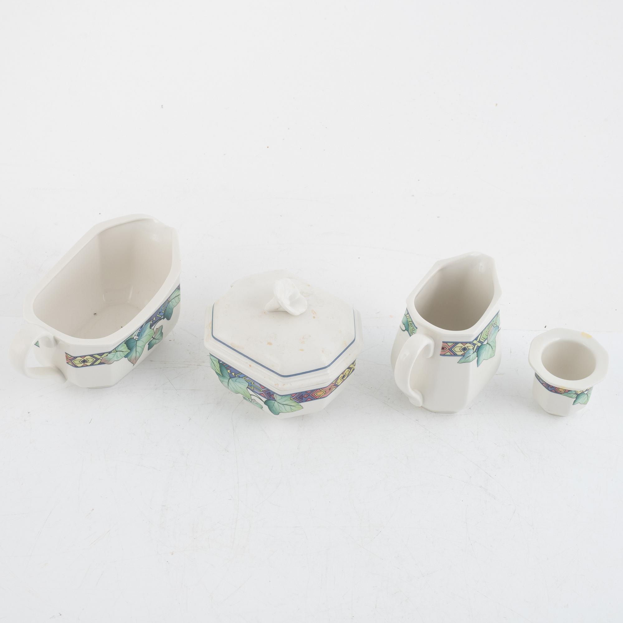 An 41-piece 'Pasadena' porcelain service, Villeroy & Boch, Germany.