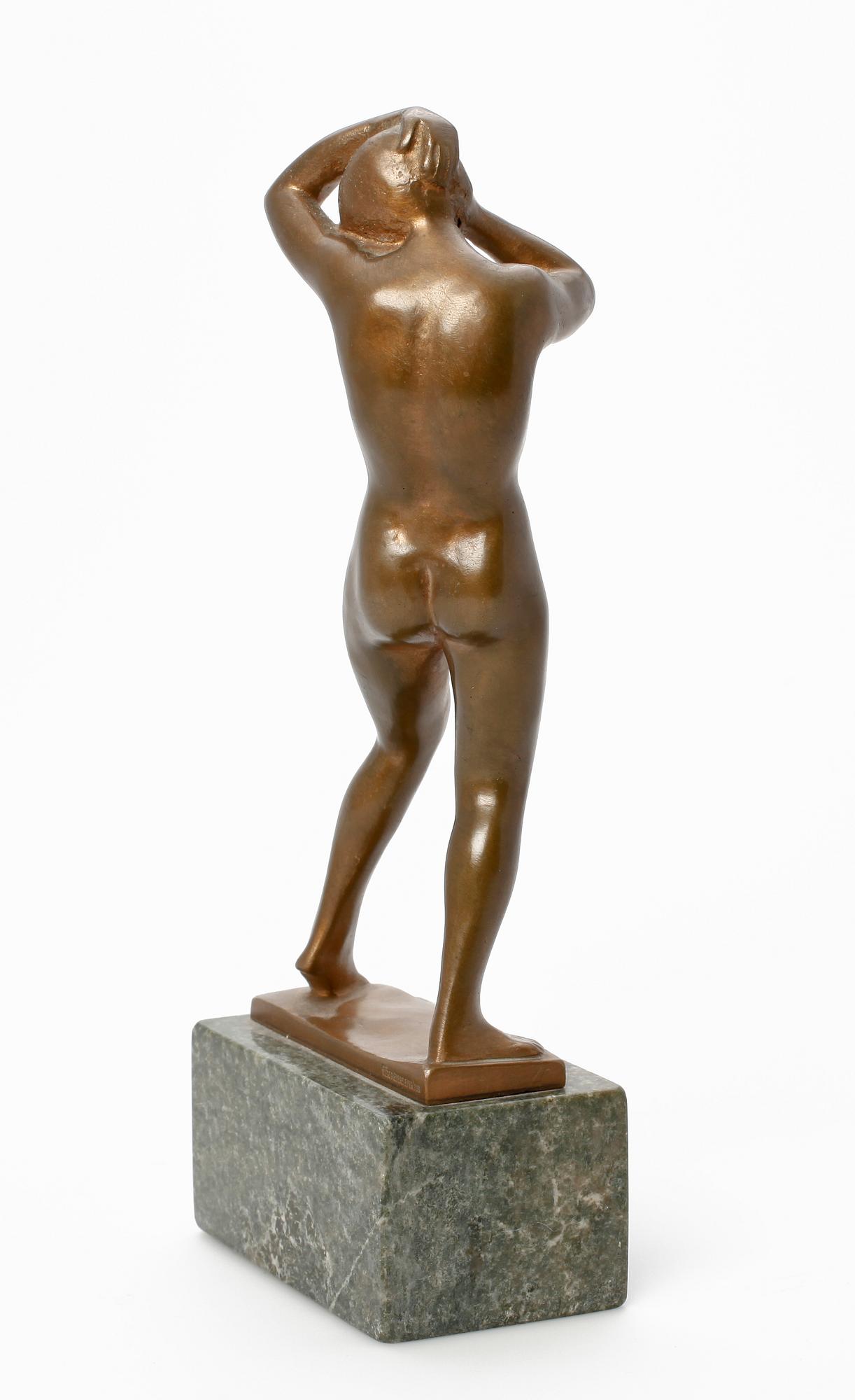 OSCAR JOHANNESSON, skulptur, brons, Otto Meyers Eftr. Fud.