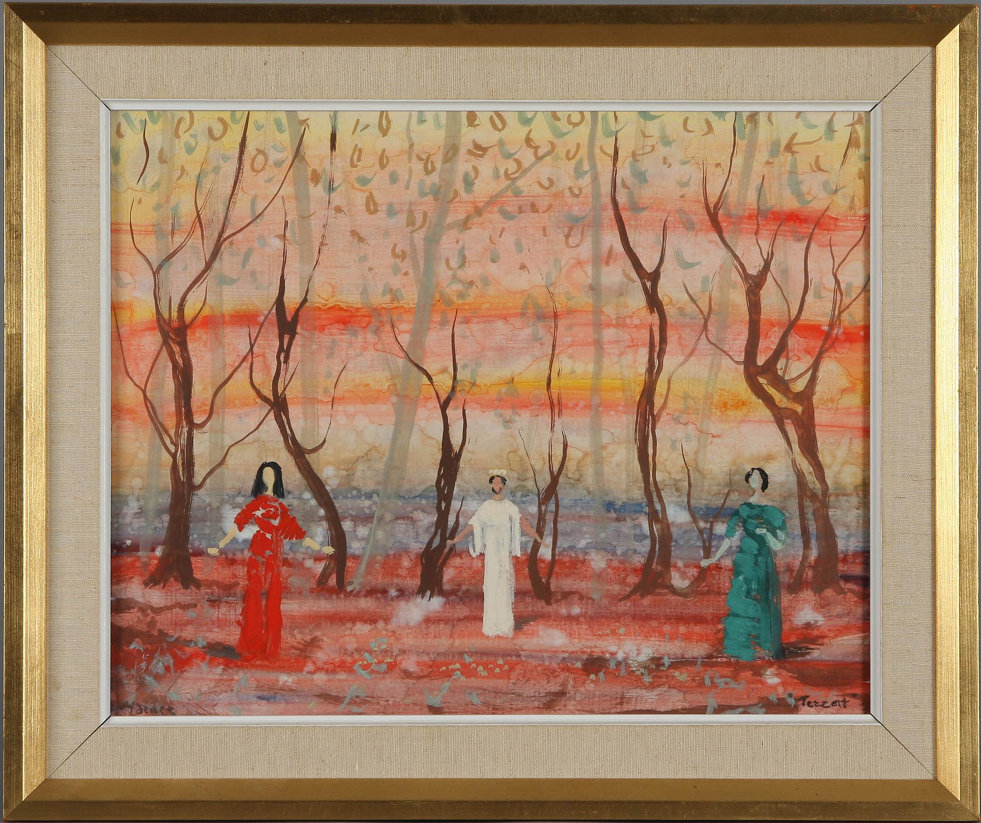 STELLAN MÖRNER, olja på pannå, sign.