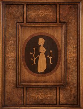 KABINETTSKÅP, Isidor Hörlin, tillskriven, 1920/30-tal.