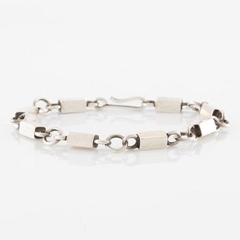 Armband, silver, stavlänkar.