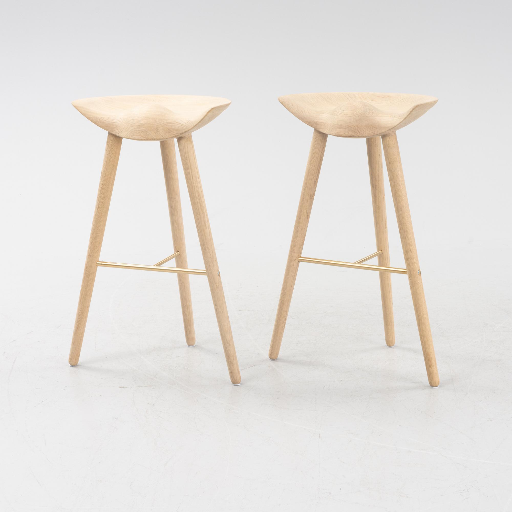 Flemming Lassen, Barstolar ett par, ML42, by Lassen, Danmark, formgivna 1942.