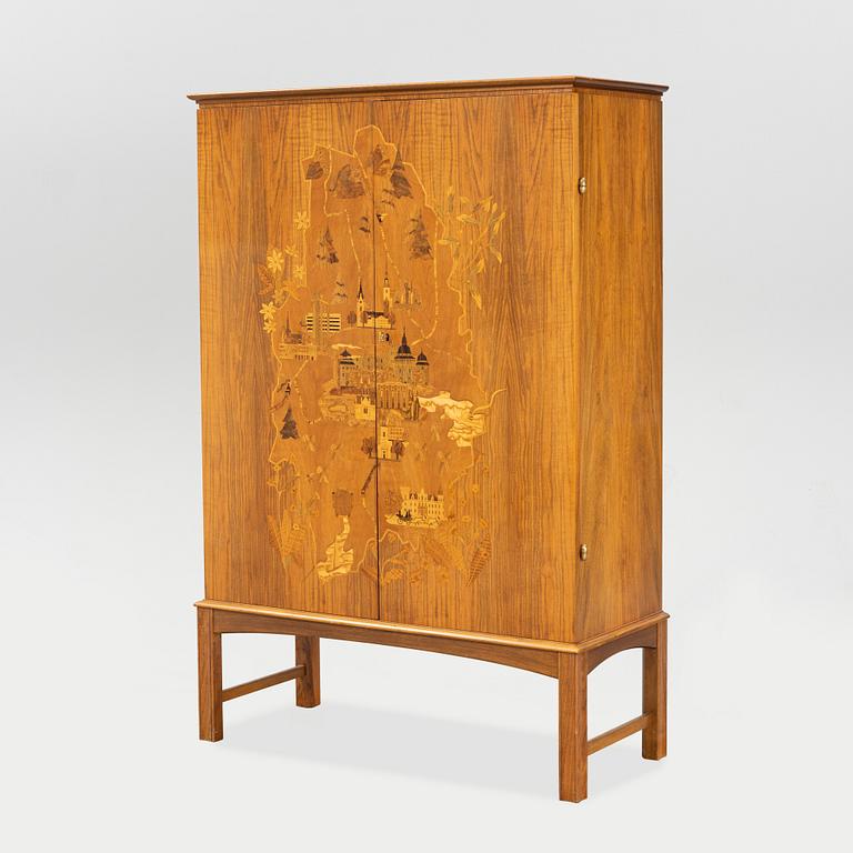 Erik Mattsson, cabinet, signed and dated -47, numbered 3/12.