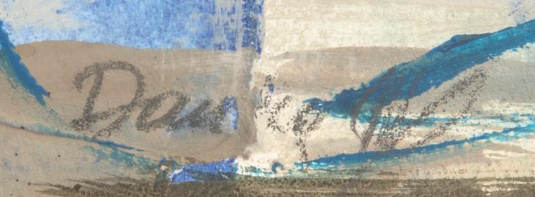 Danka Jaworska, mixed media signerad.