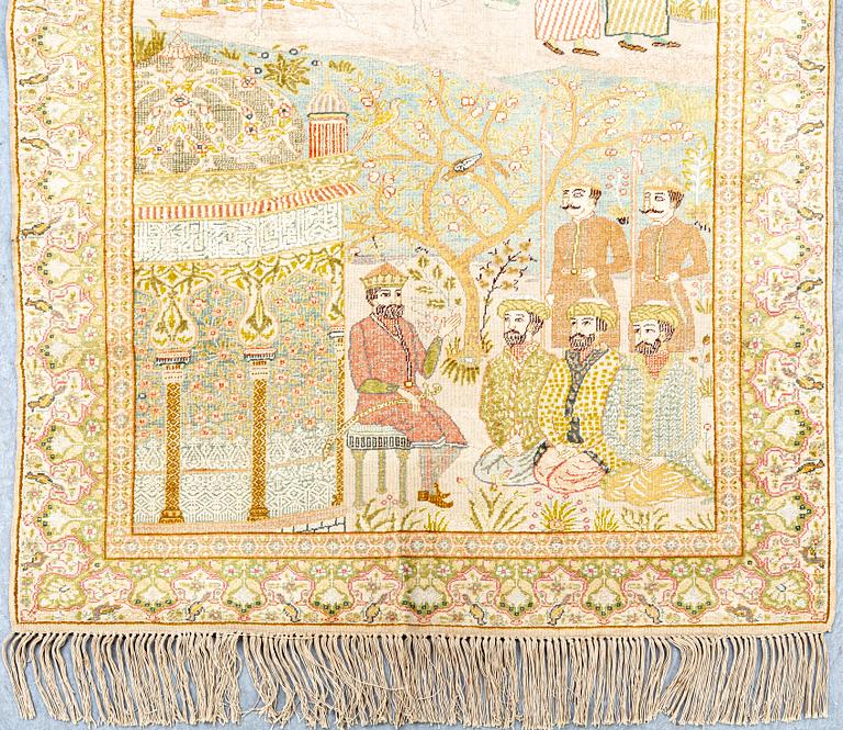 A semiantique Kayseri carpet ca 174x125 cm.