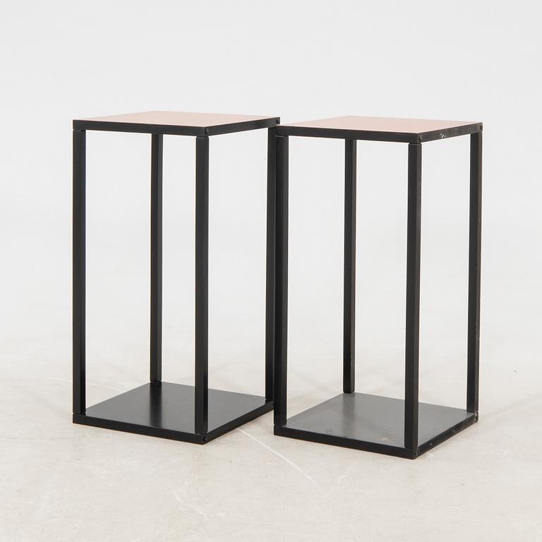 Oscar Tusquets and Anna Bohigas pedestals/side tables, a pair.