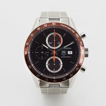 Tag Heuer, Carrera, chronograph, wristwatch, 41 mm.