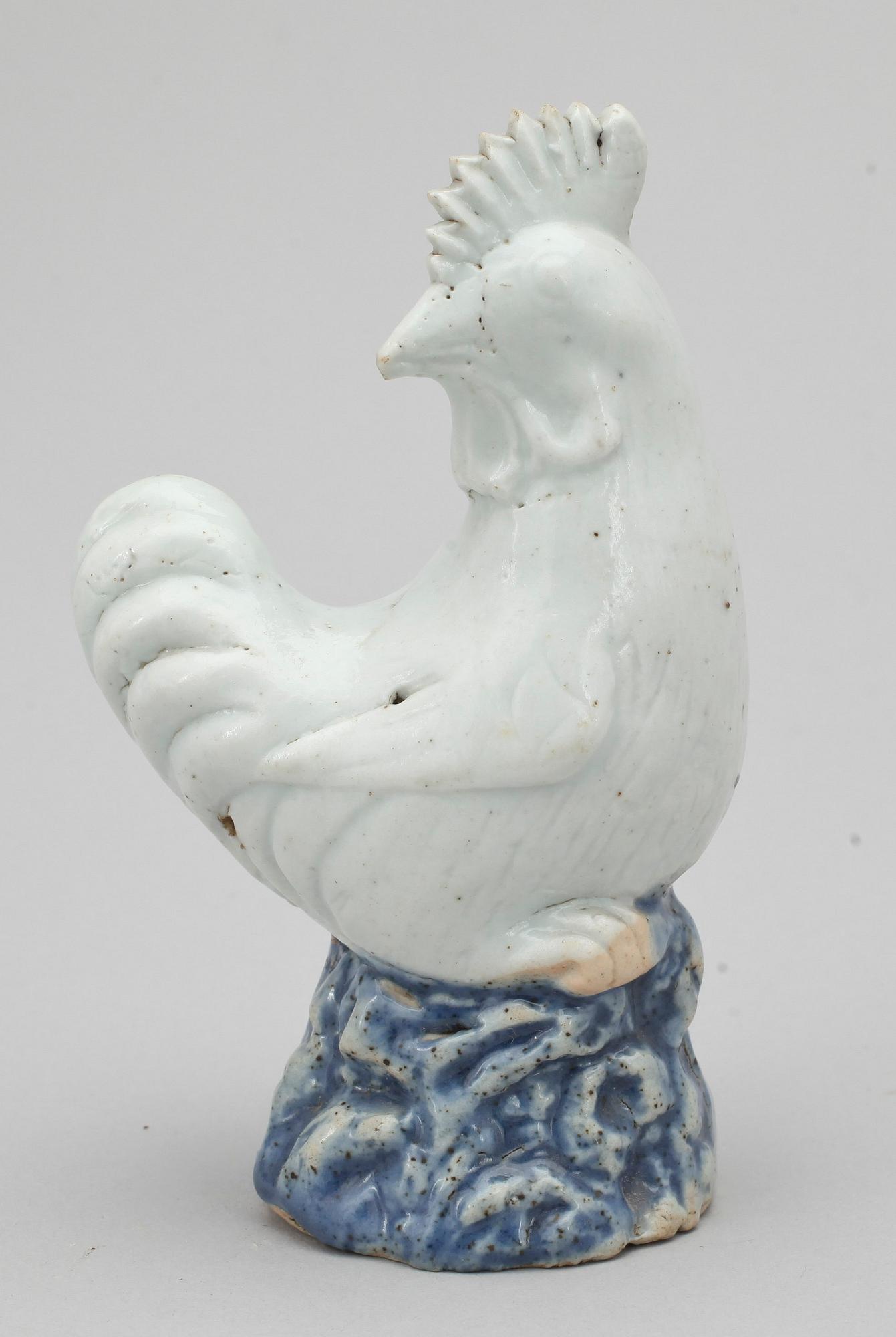 FIGURIN, porslin. Qing dynastin.