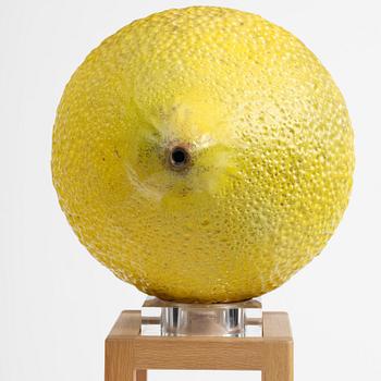 Hans Hedberg, a monumental faience sculpture of a lemon, Biot, France.