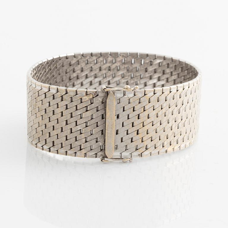 Bucherer, bracelet, 18K white gold,