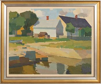 RICHARD BJÖRKLUND, a signed and dated oil on canvas.