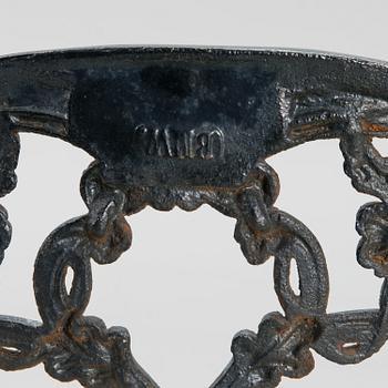 An early 20th century five piece garden suite for Porin Konepaja (Björneborgs Mekaniska Werkstad).