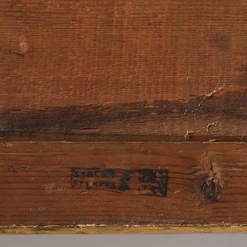 Spegel, Stockholmsarbete, sent 1700-tal, Gustaviansk.