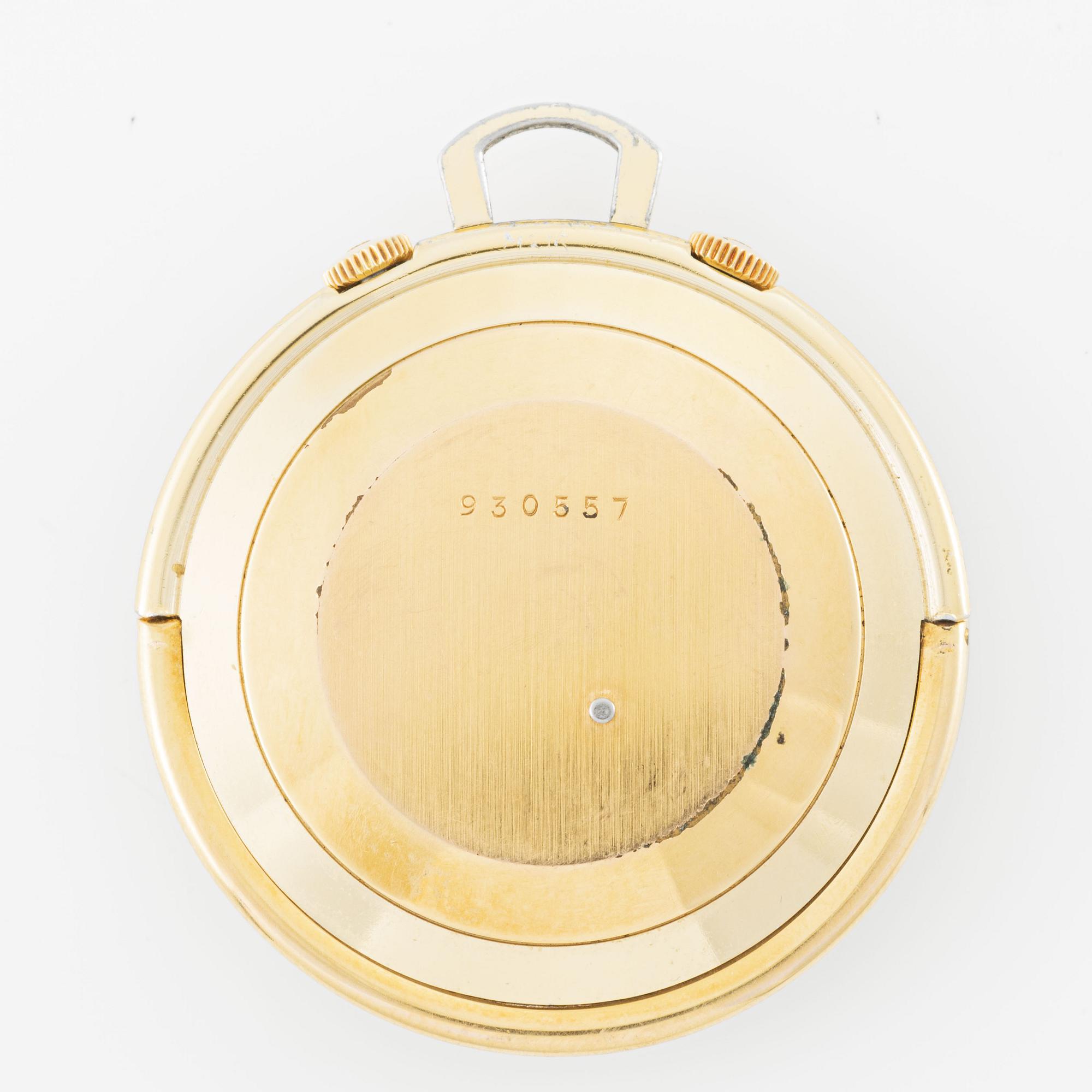 Jaeger-LeCoultre, "Memovox Pocket Watch", 42 mm.