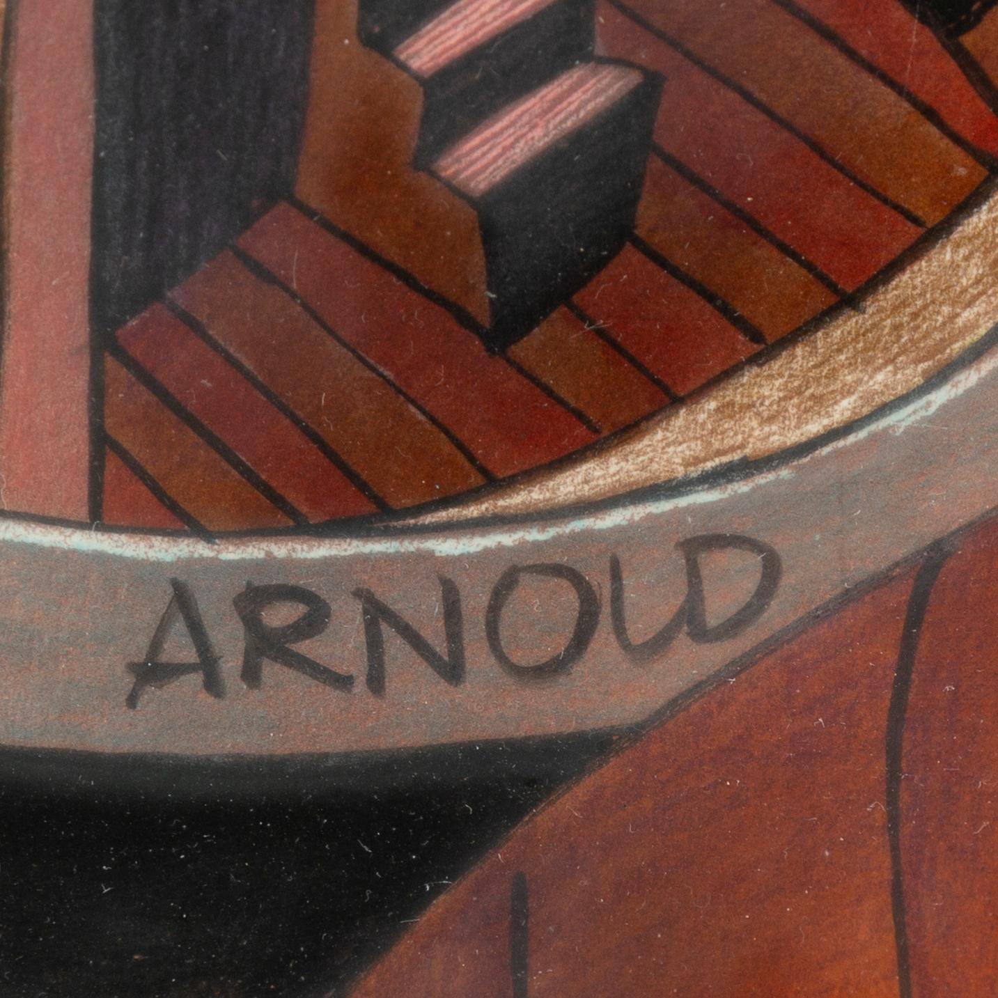 HANS ARNOLD, tusch & akryl, signerad.