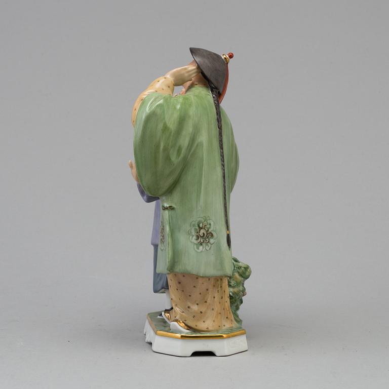 A Christian Thomsen porcelain figure 'Nattergalen', for Royal Copenhagen, Denamrk, 1980s.