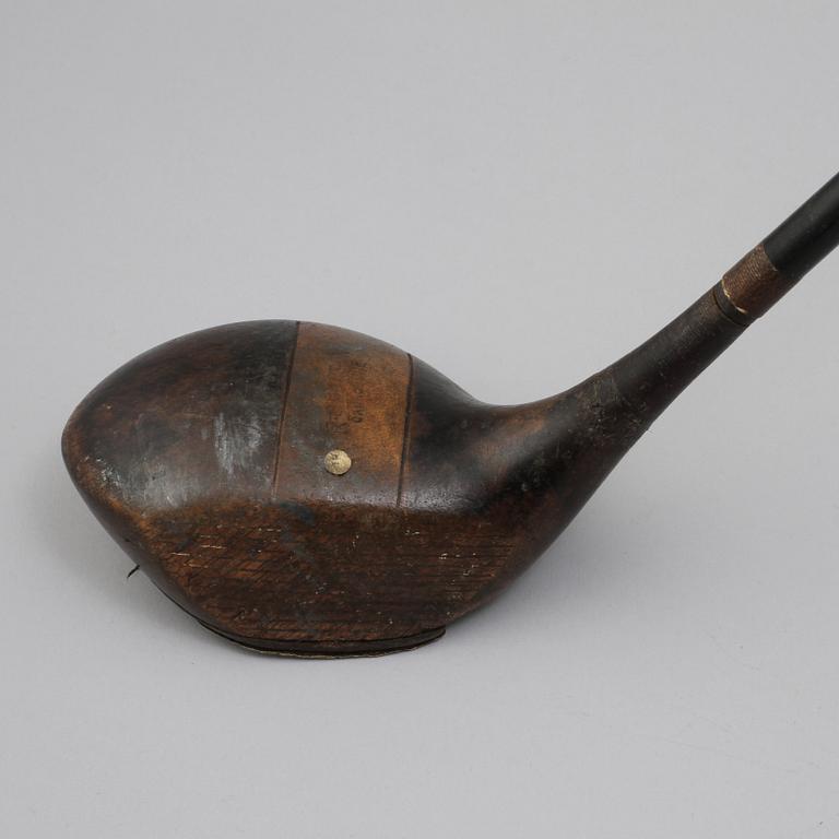 GOLFKLUBBOR, 5 st, 1900-tal.