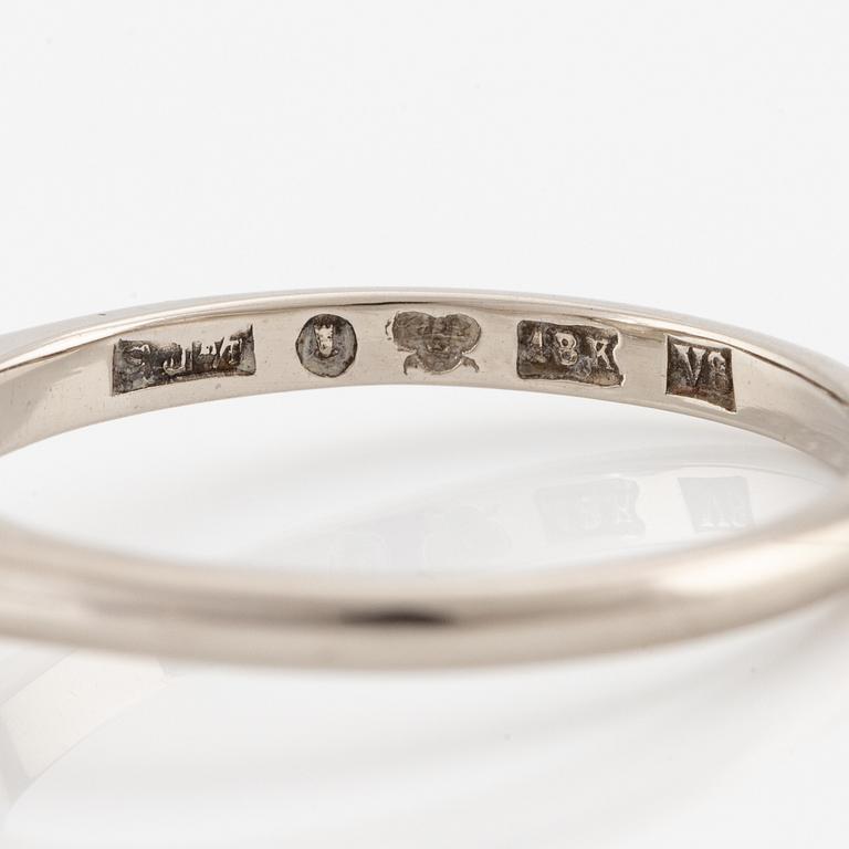 Ring, 18K white gold with old-cut diamond.