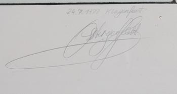 HERBERT OSSBERGER, akvarell sign o dat 1972.