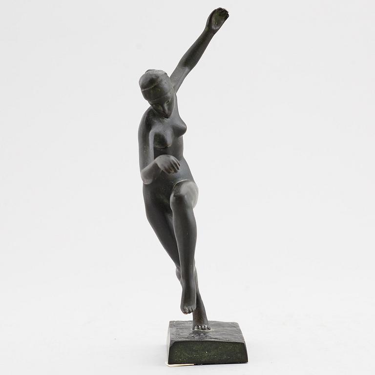 ARVID KNÖPPEL, Skulptur, brons, signerad och daterad -24. Gjutarstämpel. Höjd 20,5 cm.