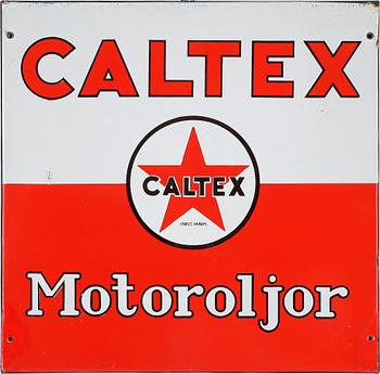 REKLAMSKYLTAR, 2 st, emalj, bland annat omkring 1900-talets mitt.