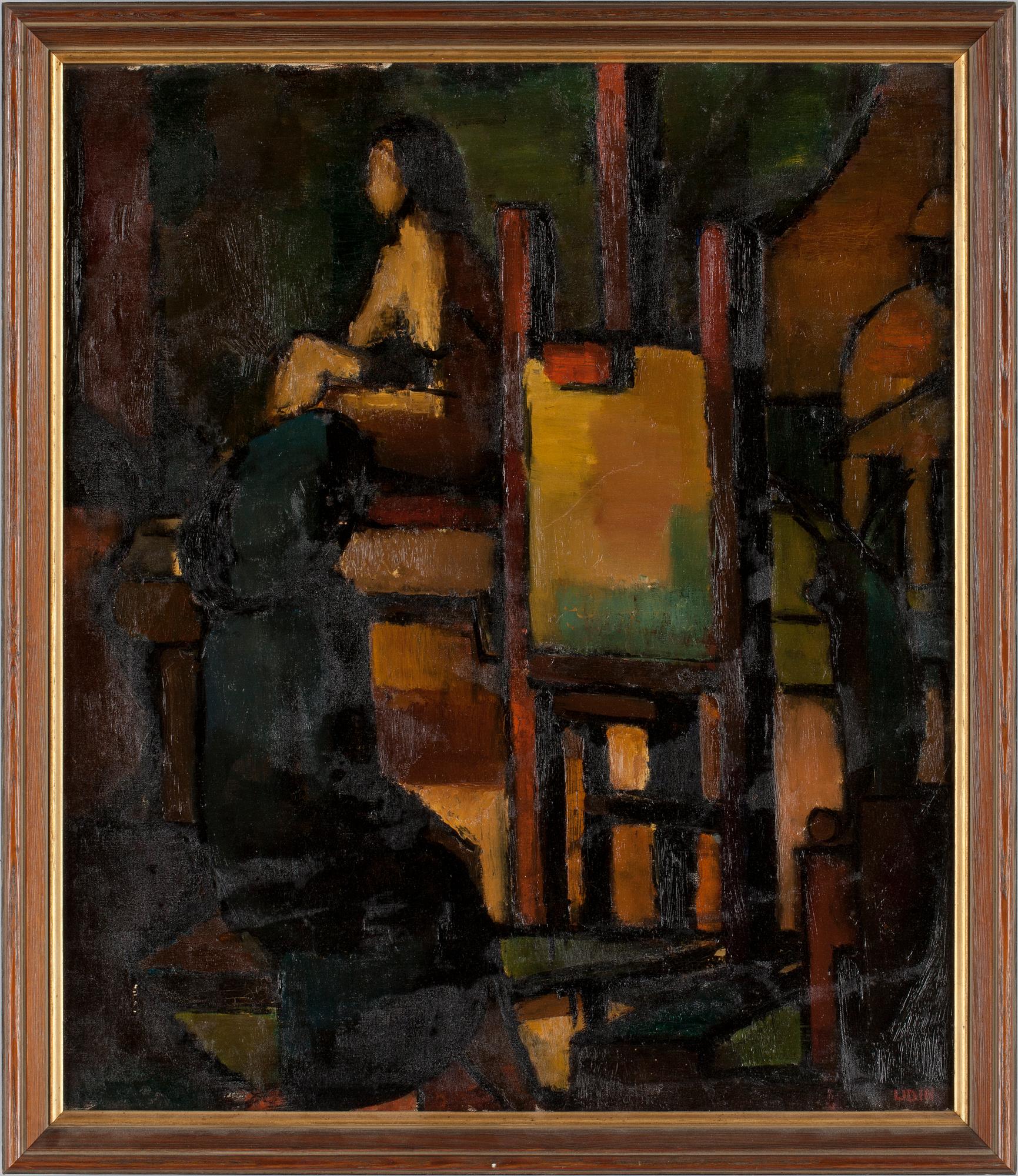ROLF LIDIN, Signed Lidin, oil on canvas.