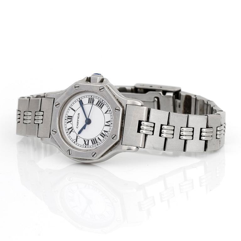 DAMARMBANDSUR, Cartier Santos Octagonal.