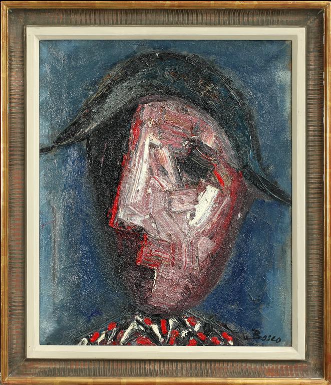 PIERRE BOSCO. Olja på duk, sign.