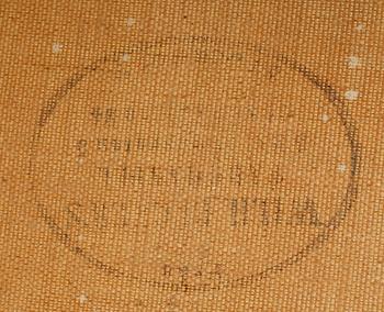 AGNES LÖWENHIELM, olja på duk, signerad.