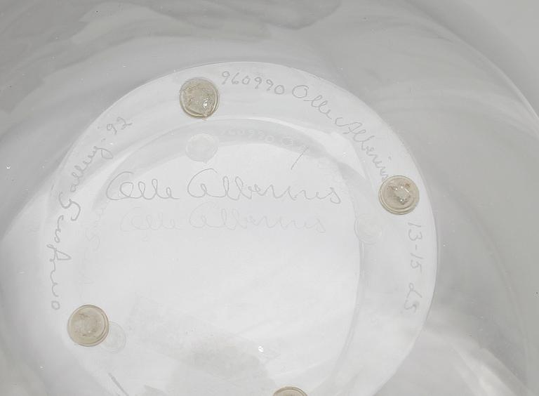 SKÅL, glas. Olle Alberius, Orrefors Gallery -92.