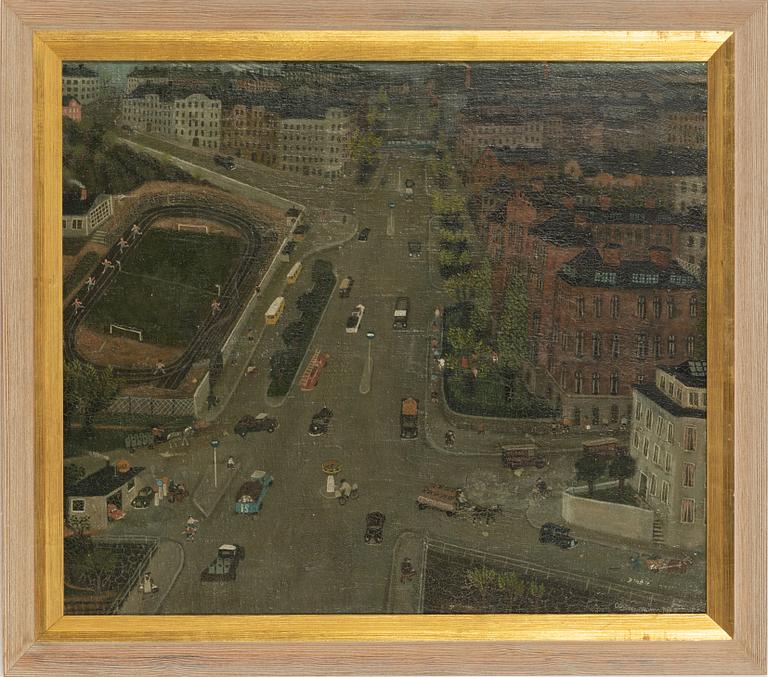 Gösta Gustavson, oil on canvas, signed and dated 1973.