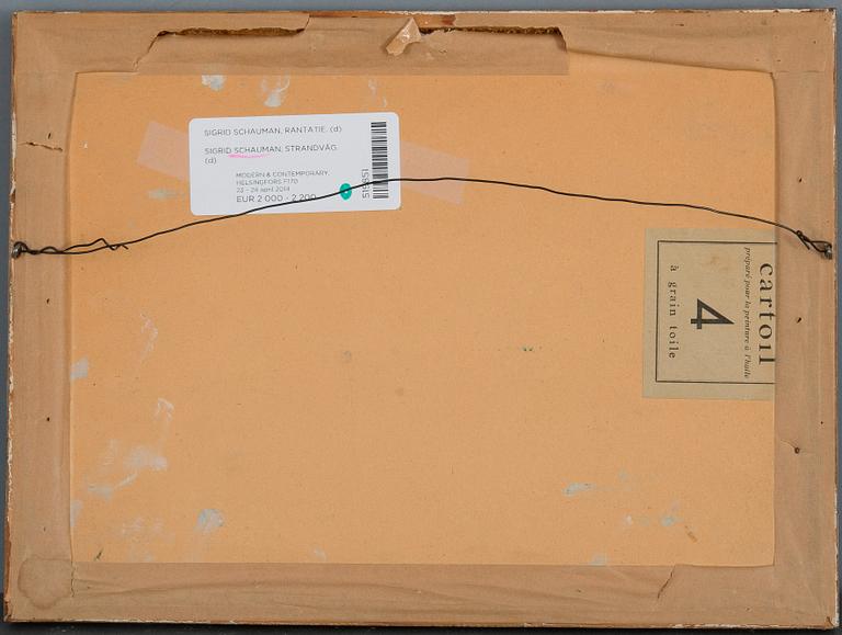 Sigrid Schauman, STRANDVÄG.