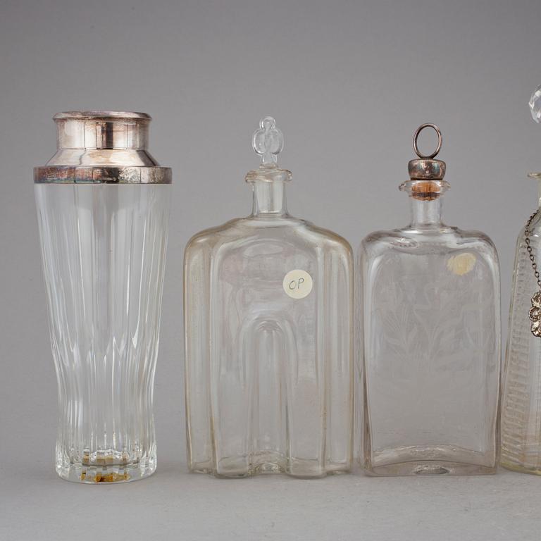 PARTI GLAS, 6 delar, delvis i silver, bland annat Hampton Utilities, Birmingham, 1969.