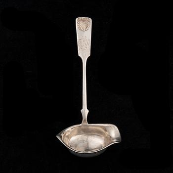 BESTICKUPPSÄTTNING, 30 delar, silver/försilvrad, "Musslan" Kultakeskus, Tavastehus 1920-1932. Silvervikt ca 952,7 g.