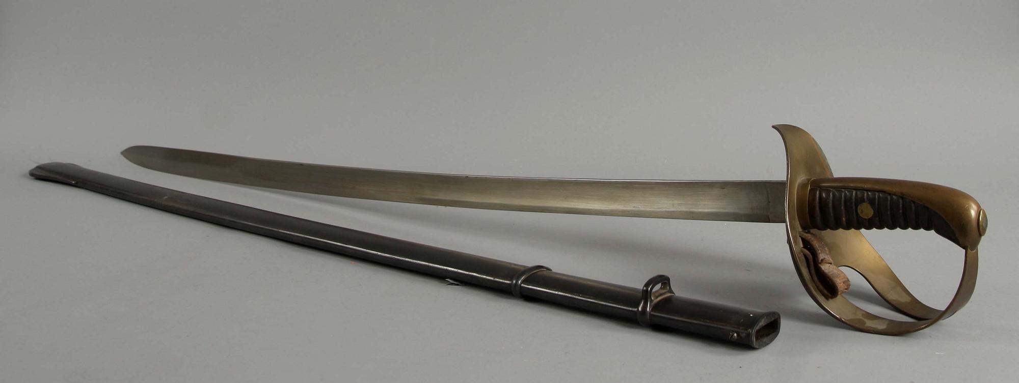 SABLAR, 2 st, m/1864 för kavalleriet.