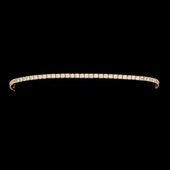 1097. A brilliant cut diamond bracelet, tot. app. 1.50 cts.