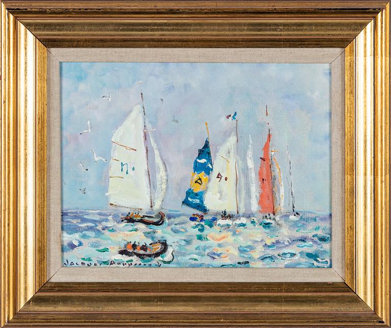 Jaques Bouyssou, oil,on canvas, signed.