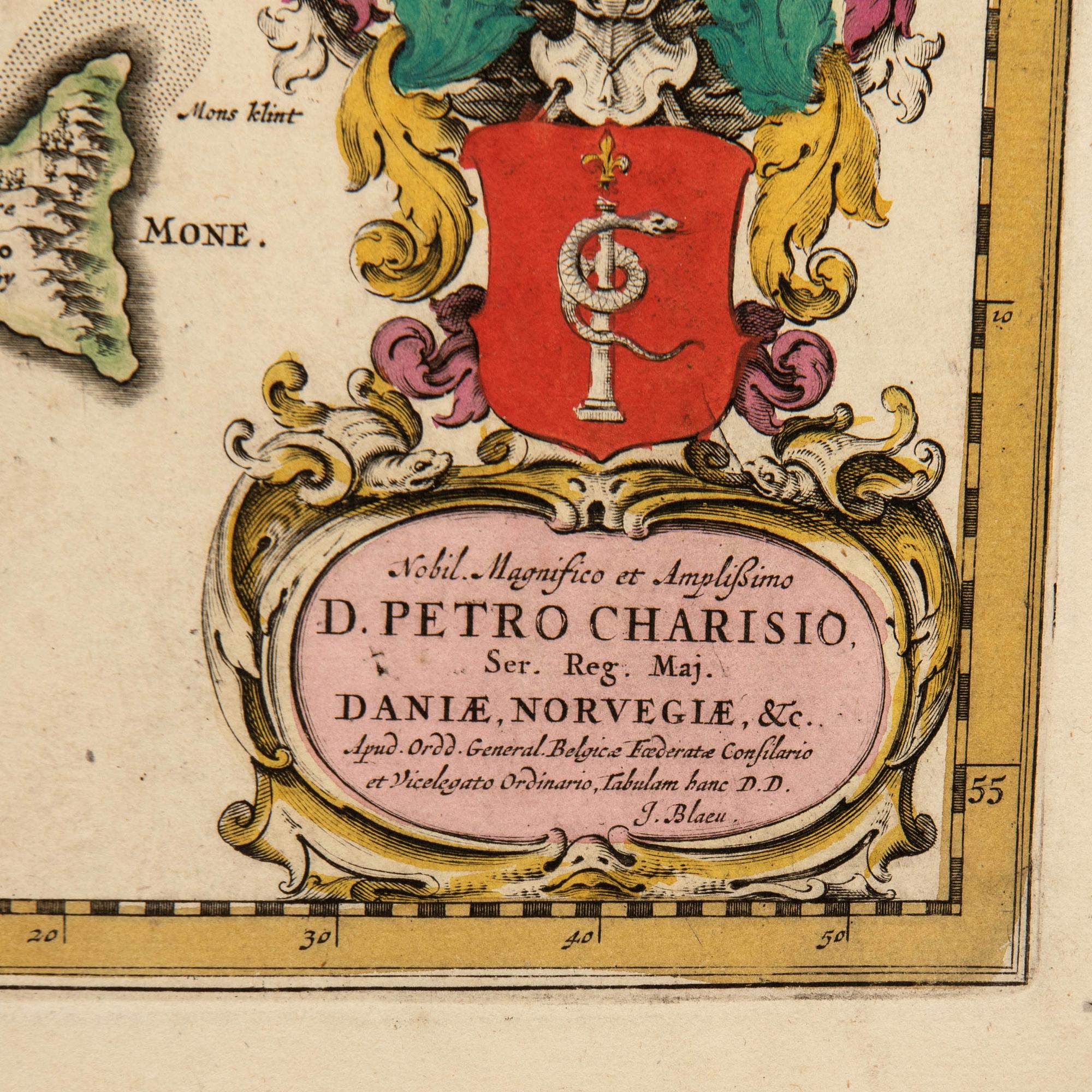 Johannes/Jean Blaeu, "Zeelandia Insvla Danicarum Maxima", 1665.