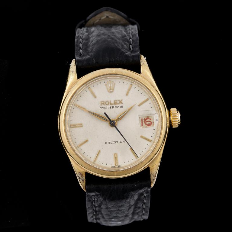 ARMBANDSUR, Rolex, Oysterdate, Precision, doublé, 1950/60-tal.