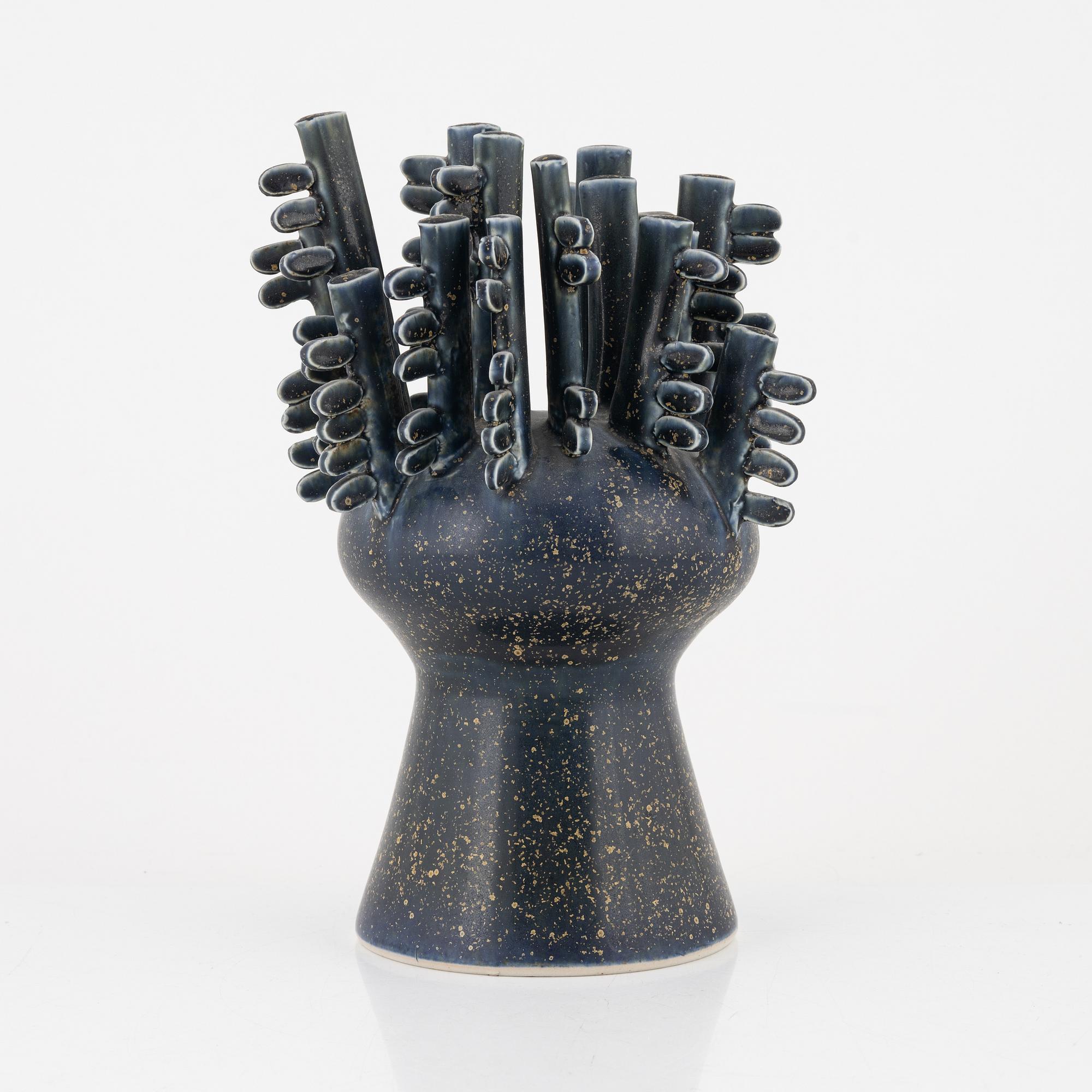 Hertha Bengtson, skulptur, keramik, stengods, Höganäs, 1966.