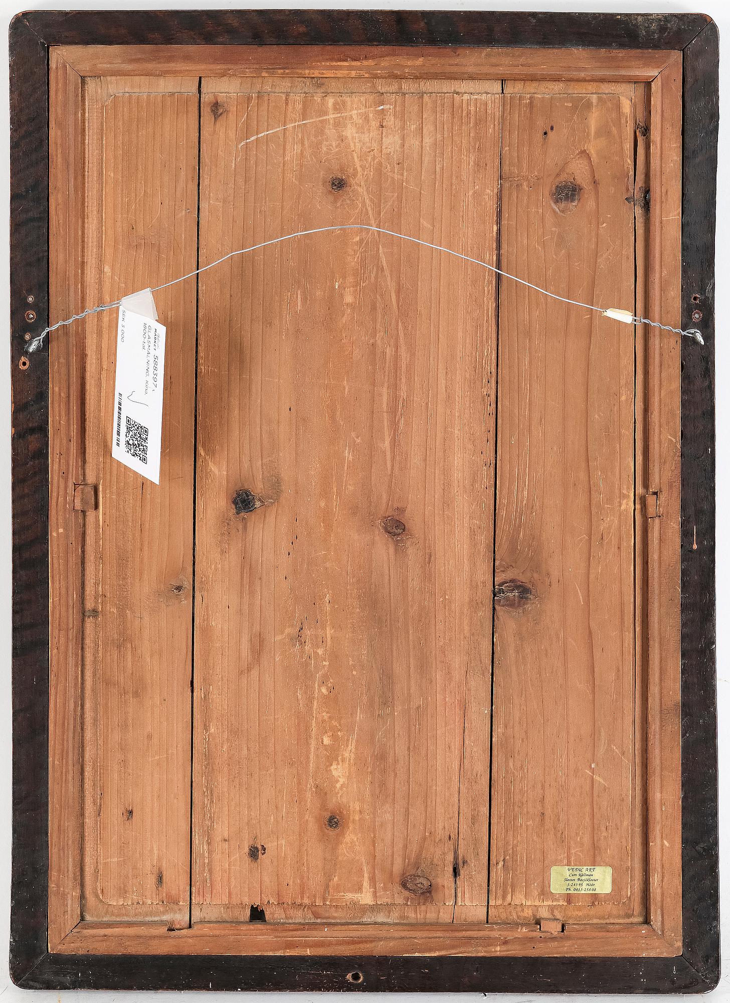 GLASMÅLNING, Kina, 1800-tal.