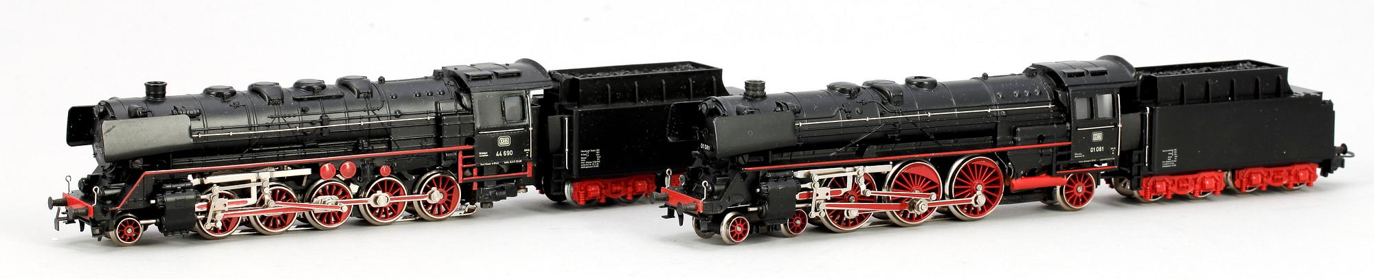 PARTI LOK, 2 st. Märklin H0 3048 samt 3047, 1900-talets andra hälft.
