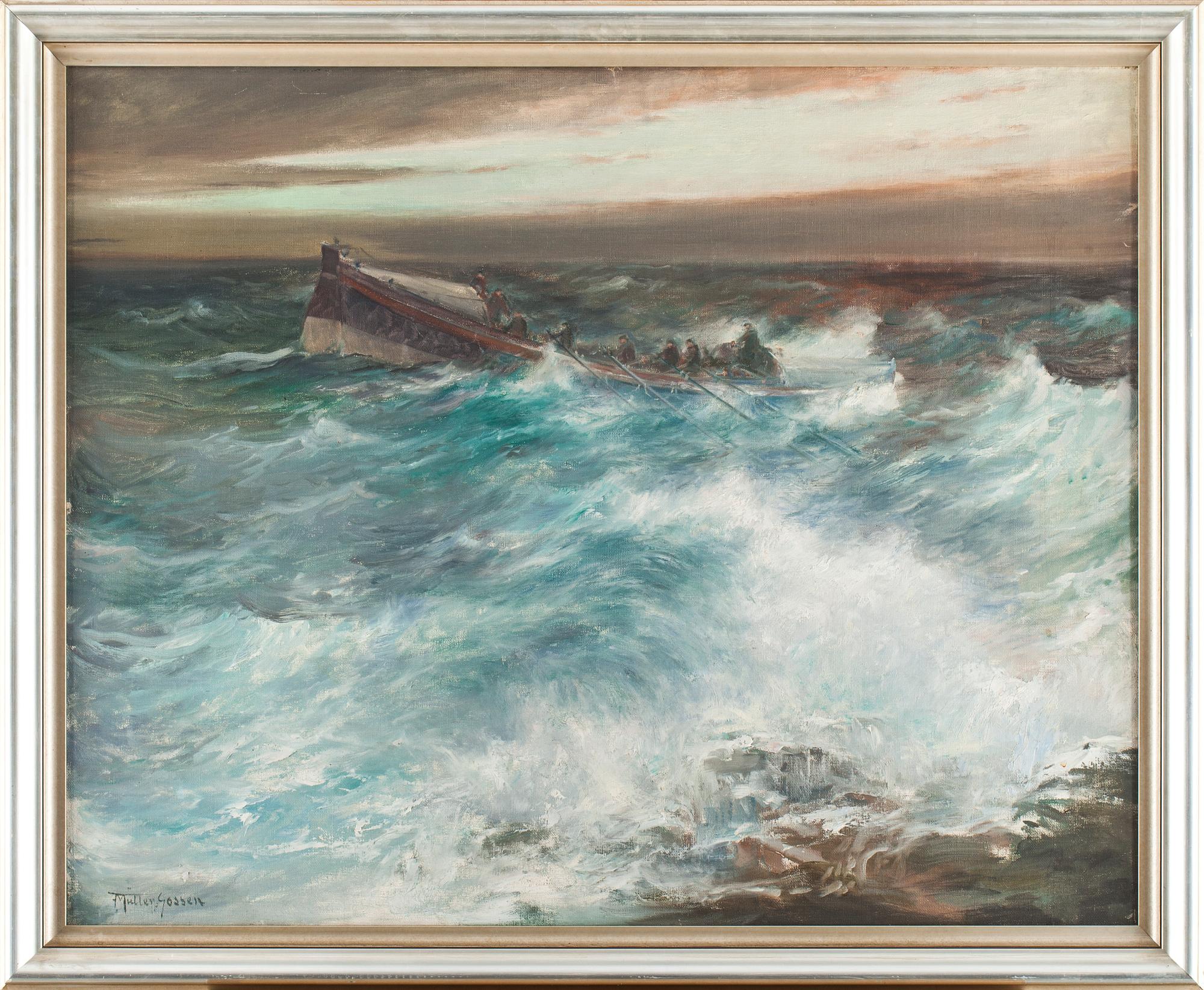 Franz Müller-Gossen, oil on canvas signed.