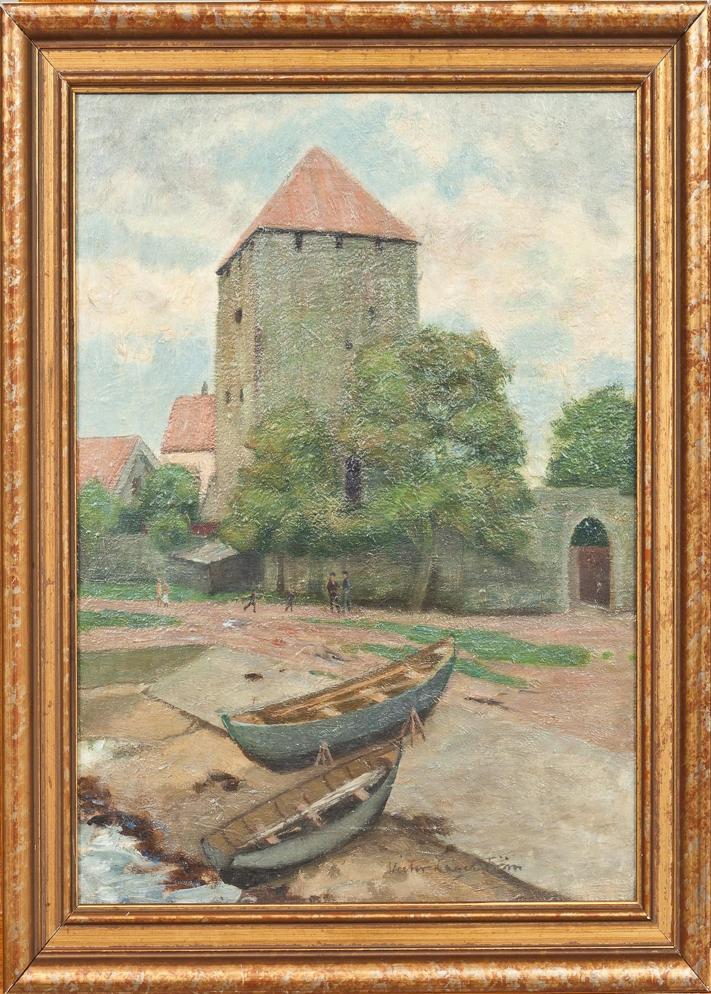 VICTOR LAGERSTRÖM, olja på duk, sign.