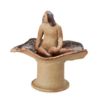 A unique Lisa Larson stoneware sculpture, Gustavsberg Studio 1970's.