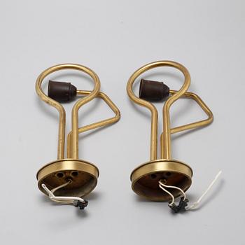 A pair of wall lamps from ASEA, around the mid 20th century.