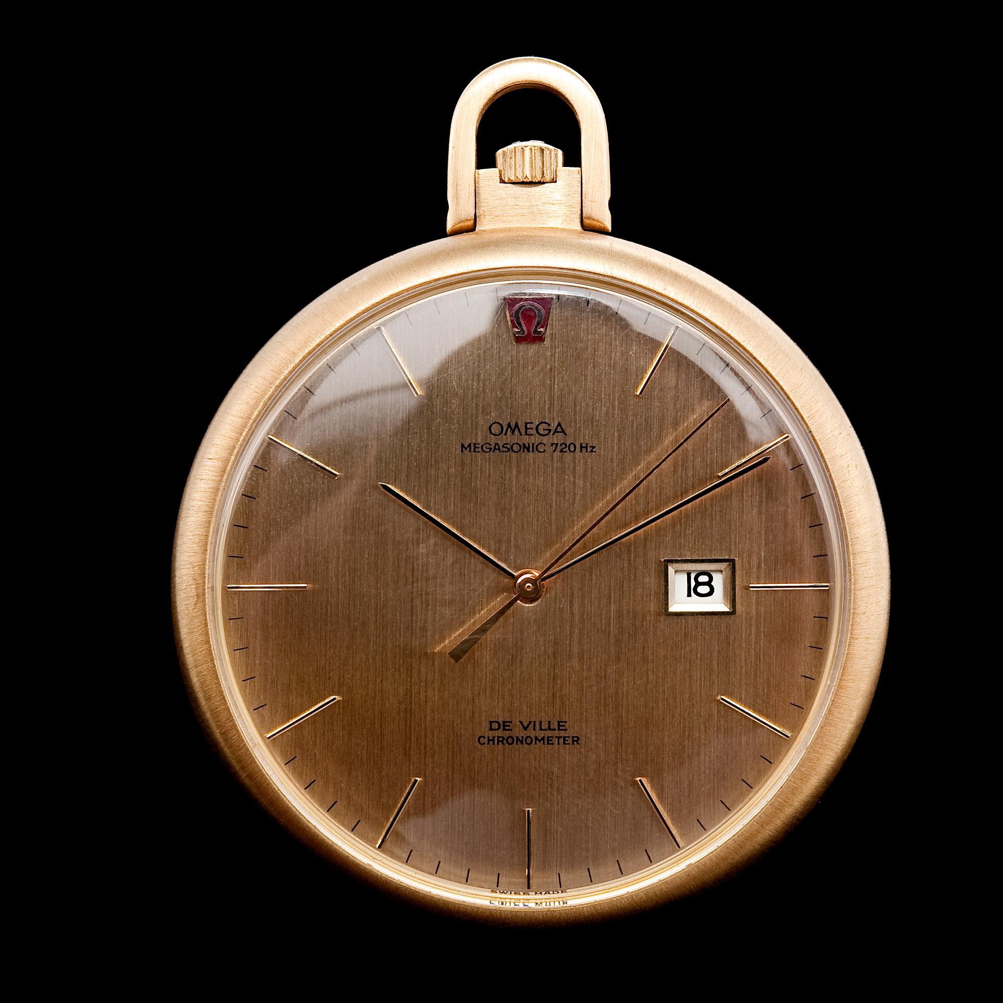 POCKET WATCH Omega DE Ville Chronometre Megasonic 720 Hz. Bukowskis