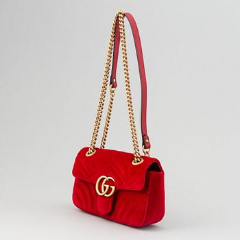 Gucci, "Marmont Velvet Mini", väska.